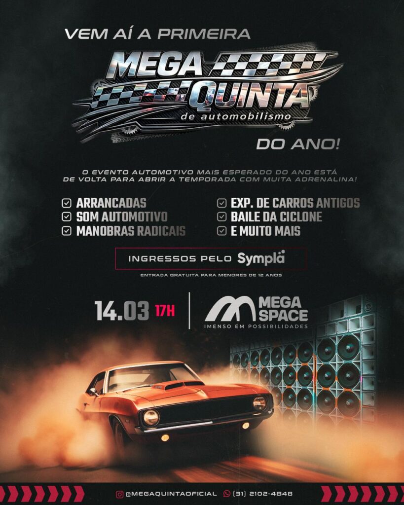 MEGA QUINTA – A PRIMEIRA DO ANO!